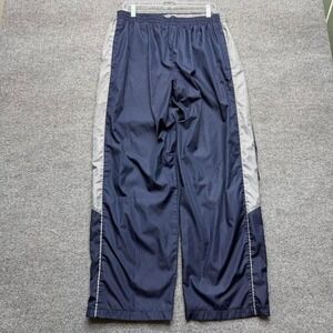 Y2K vintage starter track pants size men's large navy/grey